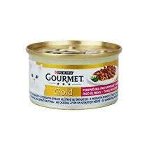 Gourmet Gold konz. kočka pašt. moř.ryby a špenát 85g