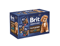 Brit Premium Dog Fillets Gravy Multipack 1020g