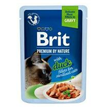 Brit Premium Cat D Fillets Gravy Duck Sterilised 85g