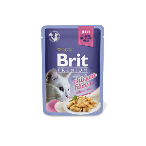 Brit Premium Cat D Fillets in Jelly with Chicken 85g