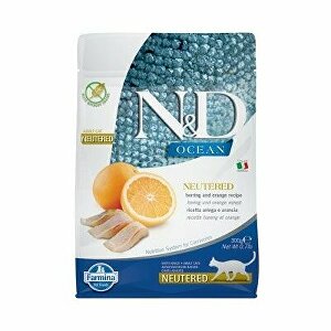 N&D OCEAN CAT NEUTERED Adult Herring & Orange 300g