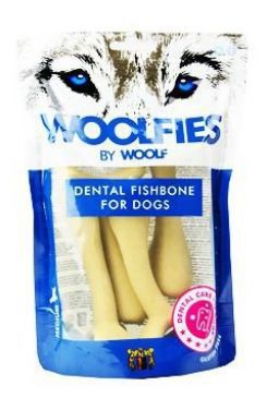 Pochoutka dentální Woolfies Dental Fishbone M 200g