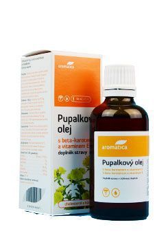 Pupalkový olej s vit E a beta-karot 50ml Aromatica