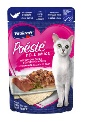 Vitakraft Cat Poésie DéliSauce kapsa treska tm. 85g