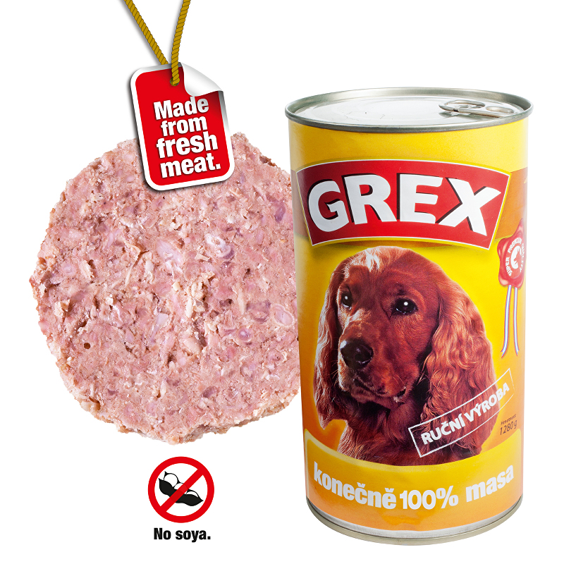 GREX konz. pes drůbeží 1280g