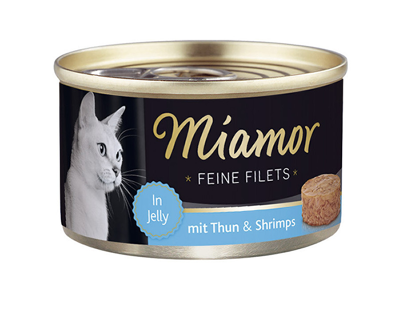 Miamor Cat Filet konzerva tuňák+krevety 100g