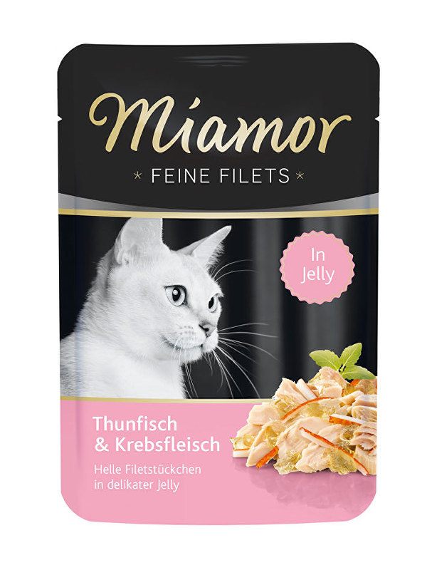 Miamor Cat Filet kapsa tuňák+krab 100g