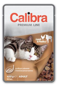 Calibra Cat  kapsa Premium Adult Lamb & Poultry 100g