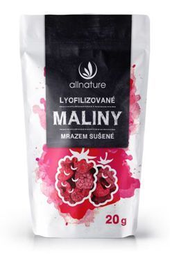 Allnature Malina sušená mrazem celá 20g