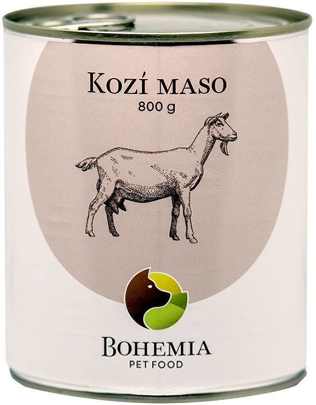 BOHEMIA Kozí maso ve vlastní šťávě 800g