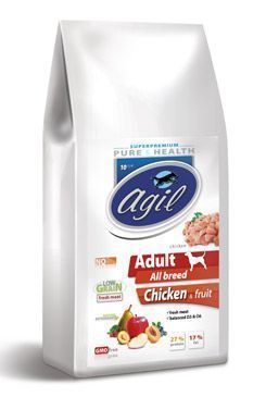 Agil Adult All Breed Pure&Health Low Grain  10kg