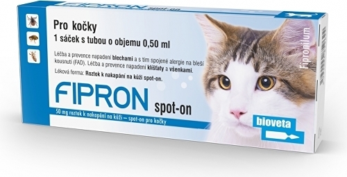 Fipron 50mg Spot-On Cat sol 3x0,5ml