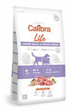 Calibra Dog Life Junior Small&Medium Breed Lamb  2,5kg