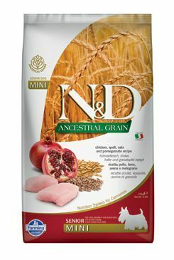 N&D LG DOG Senior Mini Chicken & Pomegranate 2,5kg