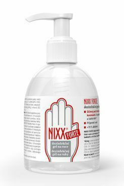 NIXX FORTE dizinfekční gel na ruce s dávkovačem 250ml