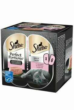 Sheba kapsa Perfect Portions s lososem 3x75g