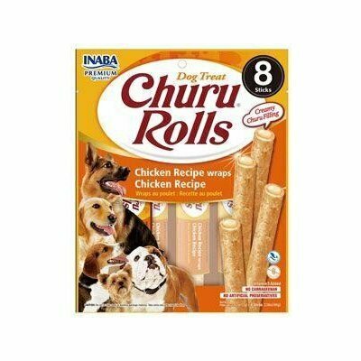 Churu Dog Rolls Chicken wraps Chicken 8x12g