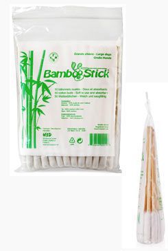 Tyčinky vatové BambooStick pro čištění uší psů 50ks