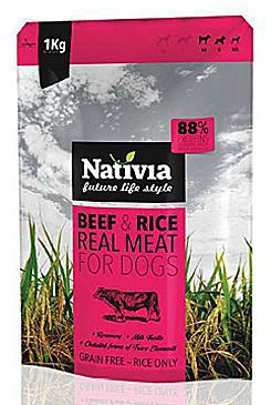 Nativia Real Meat Beef&Rice 1kg