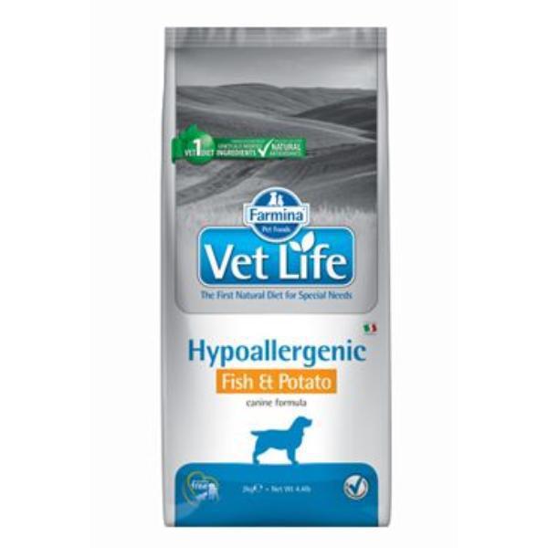 Vet Life Natural DOG Hypo Fish & Potato 2kg