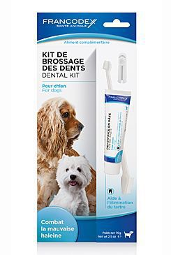 Francodex Dental Kit zubní kartáček +pasta 70g