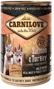 Carnilove Wild Meat Salmon & Turkey for Puppies 400g