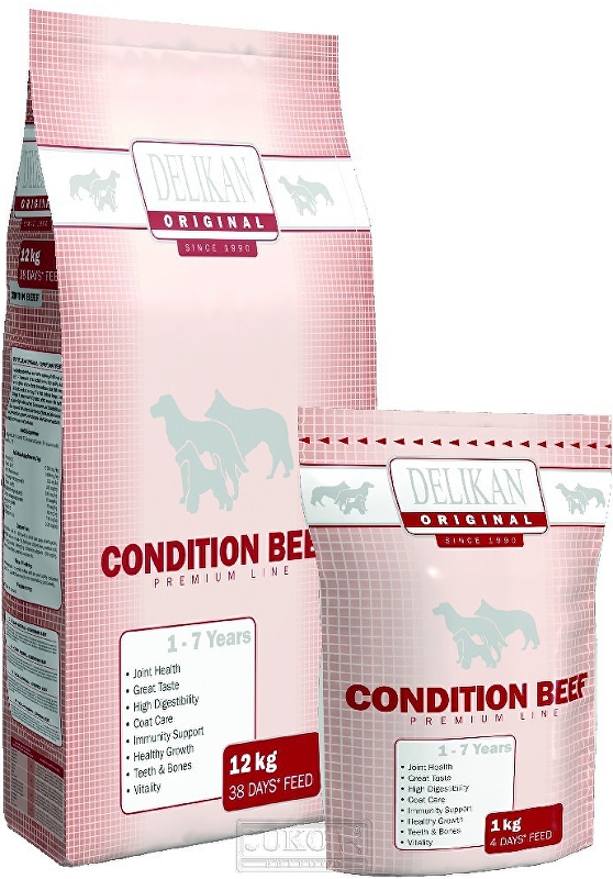 Delikan Dog Original Condition Beef 12kg