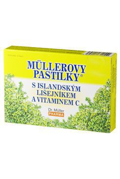 Dr.Muller Pharma Pastilky s Islandským lišejníkem 24ks