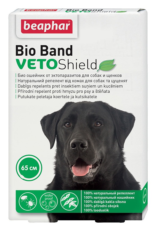 Beaphar Obojek antipar. pes Bio Band Plus VetoSh.65cm