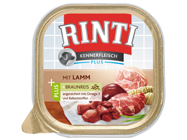 Rinti Dog vanička jehně+hnědá rýže 300g