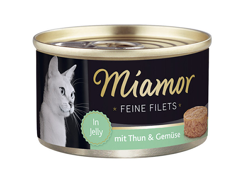 Miamor Cat Filet konzerva tuňák+zelenina100g