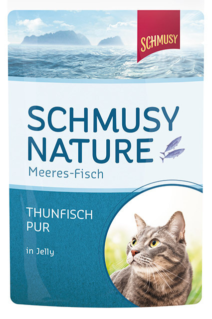 Schmusy Cat kapsa Fish tuňák v želé 100g