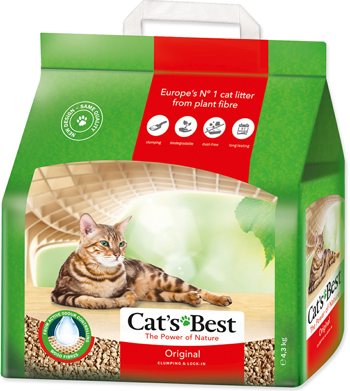 Podestýlka Cats Best Original Kočkolit 10l