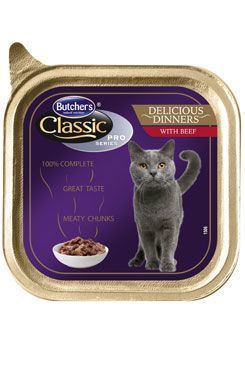 Butcher's Cat Pro Series Del.Dinner hovězí vanička 85g