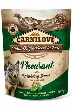 Carnilove Dog Pouch Paté Pheasant & Raspberry 300g