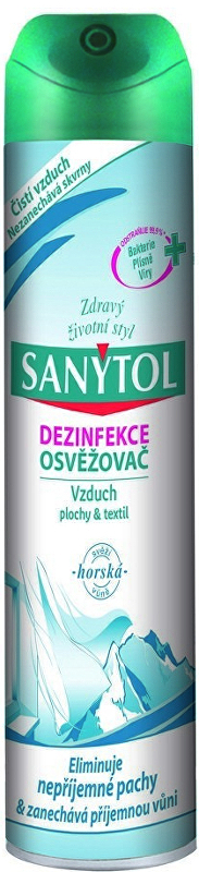 SANYTOL dezinfekční osvěž.vzduchu s horskou vůní 300ml