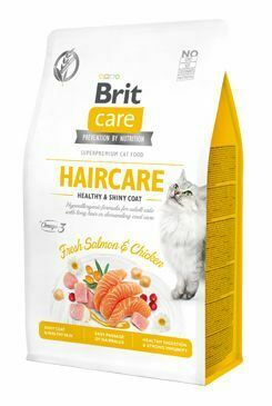 Brit Care Cat GF Haircare Healthy&Shiny Coat 0,4kg