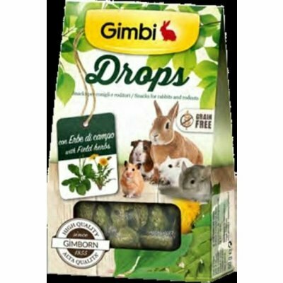 Gimbi Drops pro hlodavce s polními bylinkami 50g