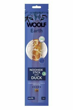 Woolf pochoutka Earth NOOHIDE XL Stick with Duck 85g