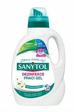 SANYTOL dezinfekce prací gel s vůní květů 1,7l/34dávek