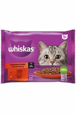 Whiskas kaps. Klas. výběr zel. šťávy 4x85g