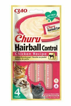 Churu Cat Hairball Chicken Recipe 4x14g