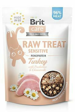 Brit Raw Treat Cat Sensitive, Turkey 40g