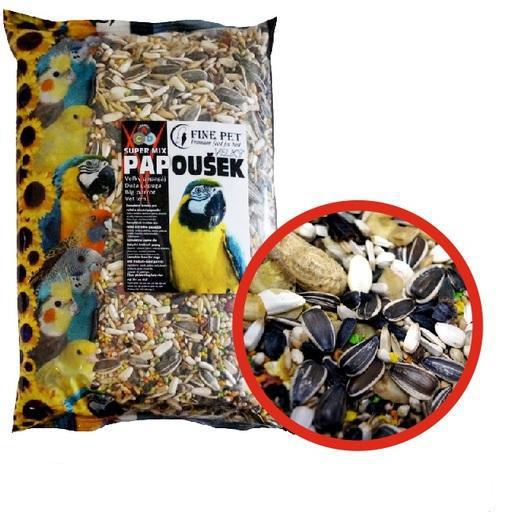 FINE PET Super Mix Velký papoušek 800g