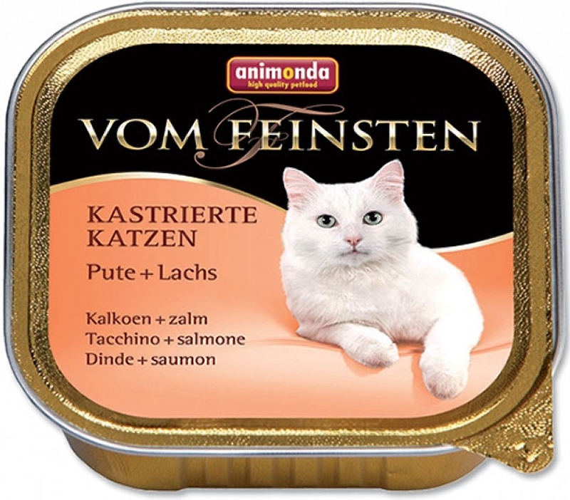 Animonda paštika pro Kastráty - krůta/losos kočka 100g