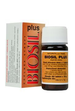 Biosil  Plus na vlasy a nehty a pleť 60tbl