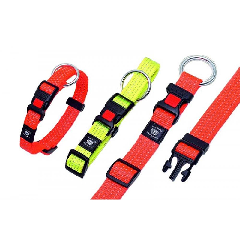 Obojek nylon ART Sportiv reflex 40-55/20 Oranž KAR 1ks