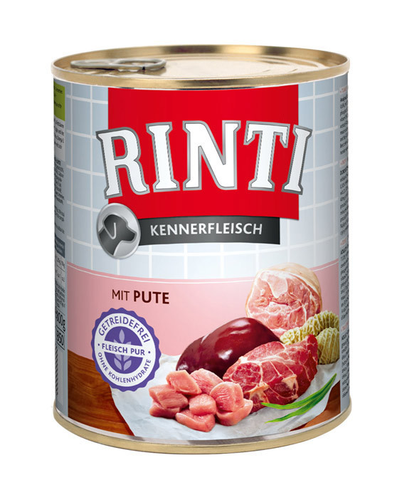 Rinti Dog konzerva krůta 800g