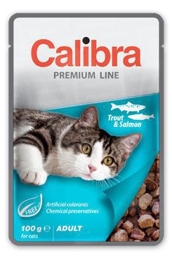 Calibra Cat  kapsa Premium Adult Trout & Salmon 100g