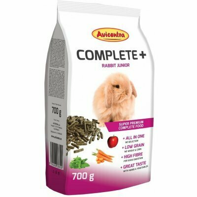 Avicentra COMPLETE+ králík junior 700g